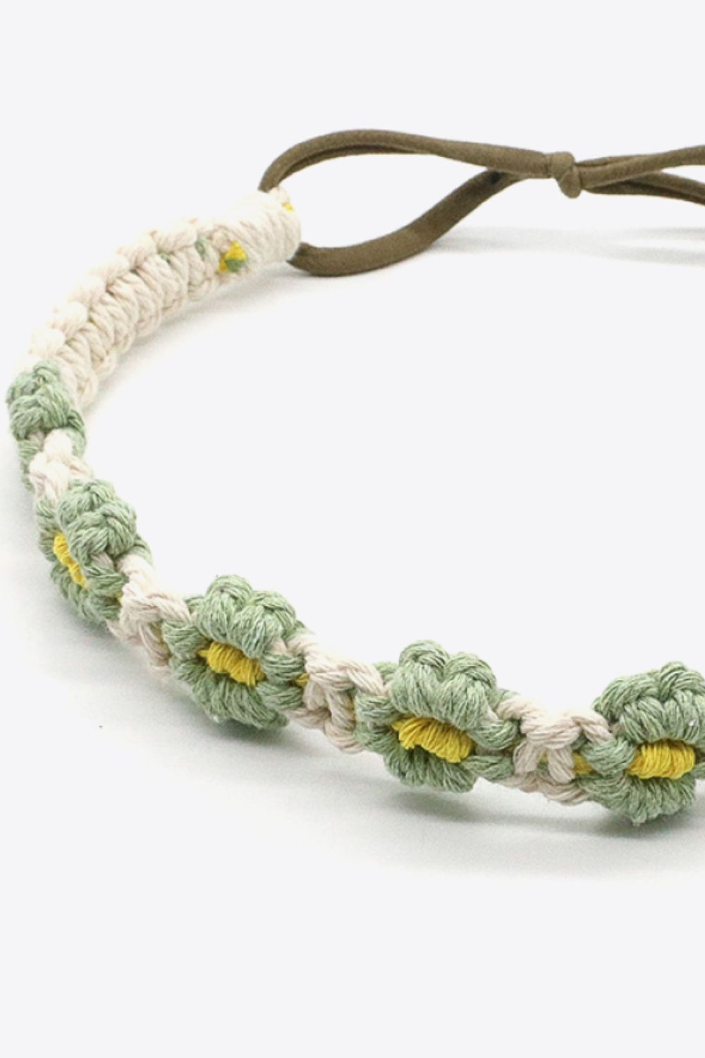 Assorted 2-Pack In My Circle Daisy Macrame Headband - OCEANE