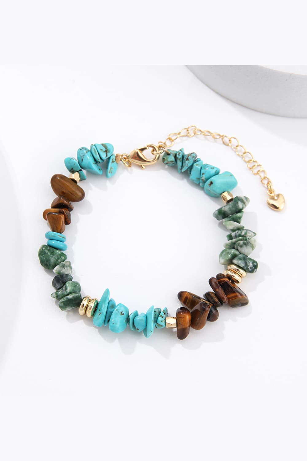 Turquoise & Natural Stone Bracelet - OCEANE