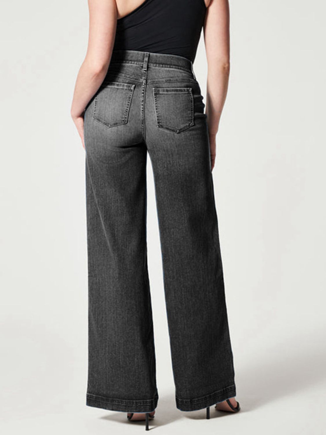 Wide Leg Long Jeans - OCEANE