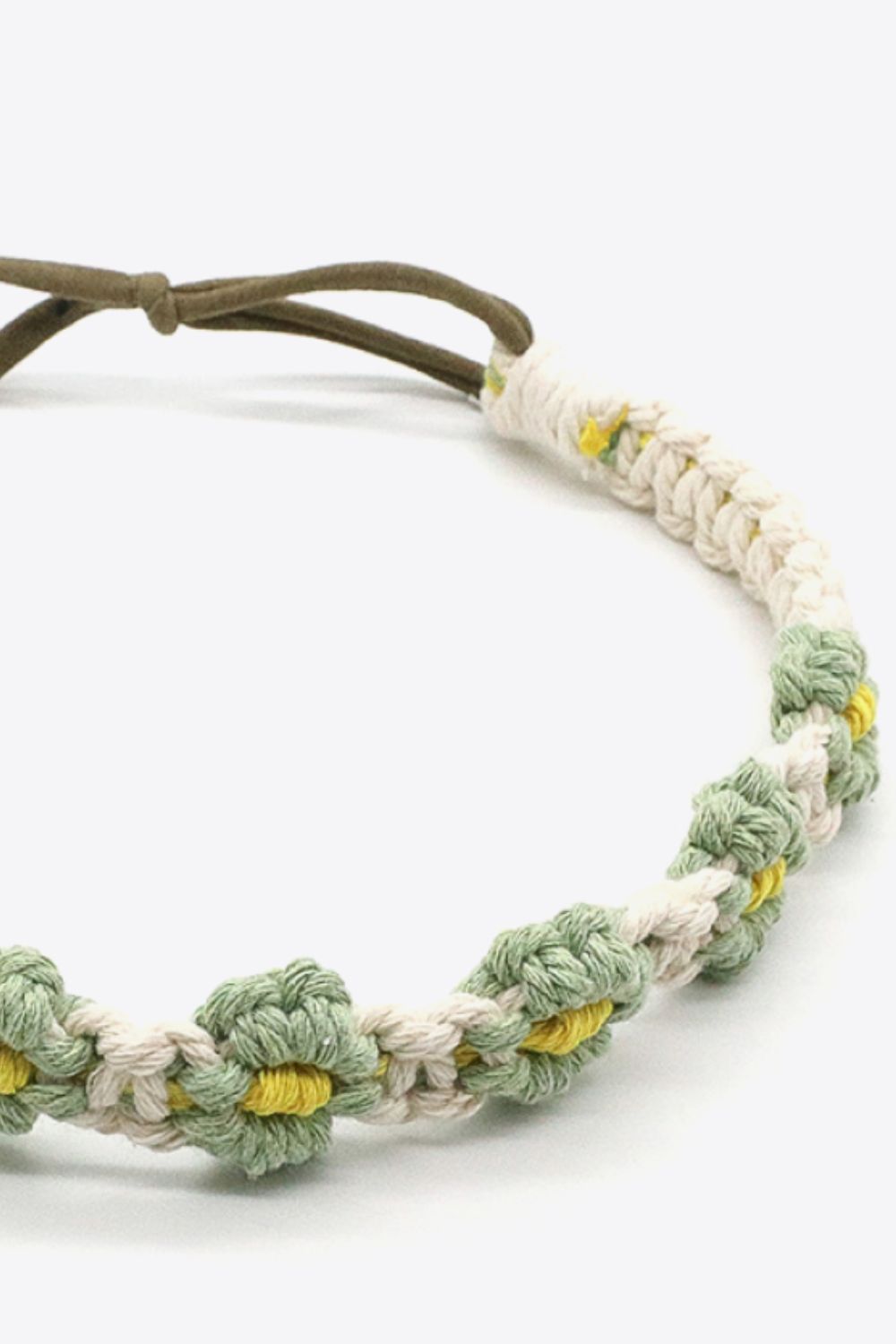 Assorted 2-Pack In My Circle Daisy Macrame Headband - OCEANE