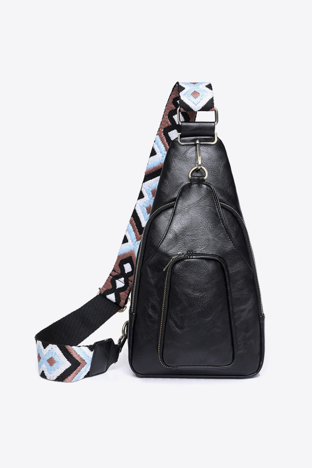 Adored Take A Trip PU Leather Sling Bag - OCEANE