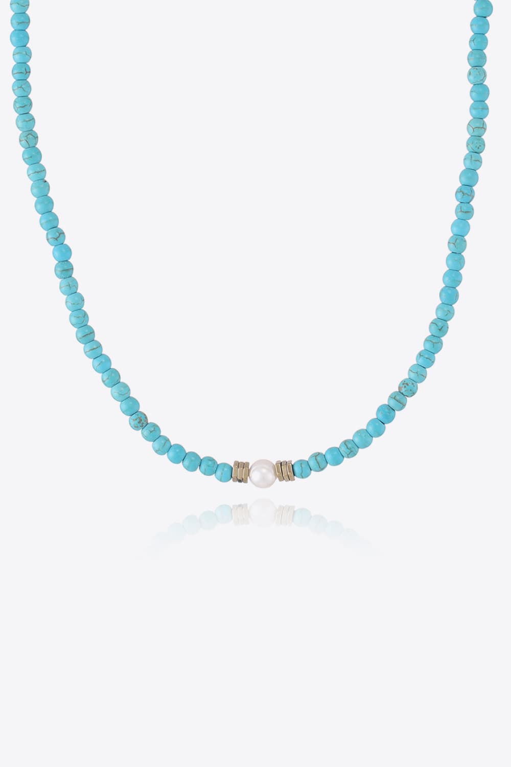 Turquoise & Pearl Necklace - OCEANE