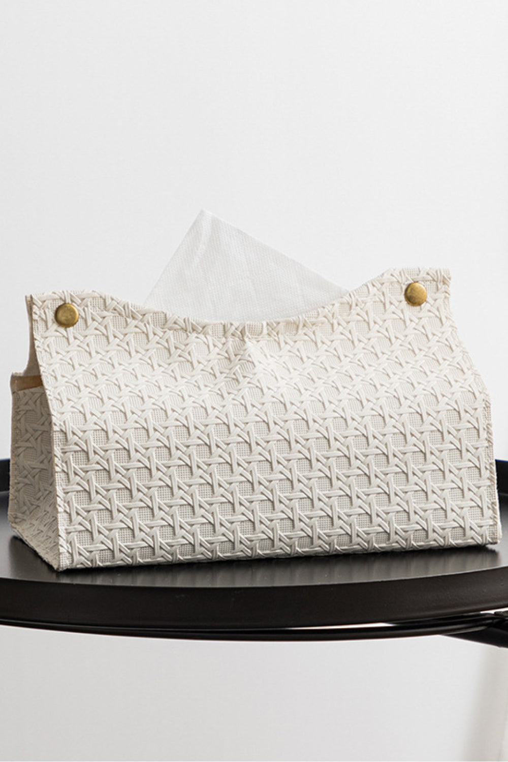 2-Pack Woven Tissue Box Covers - OCEANE