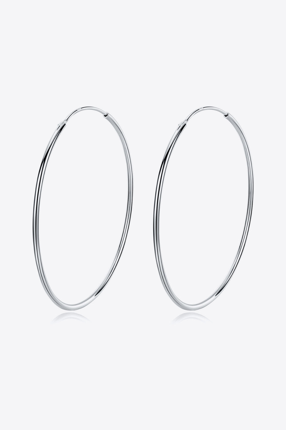 925 Sterling Silver Hoop Earrings - OCEANE