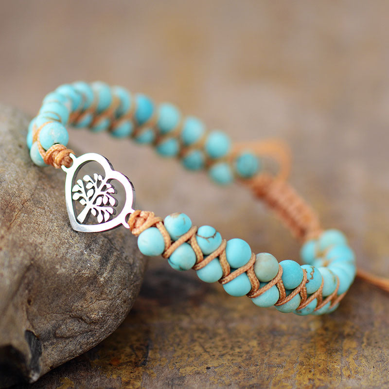 Turquoise Beaded Bracelet - OCEANE