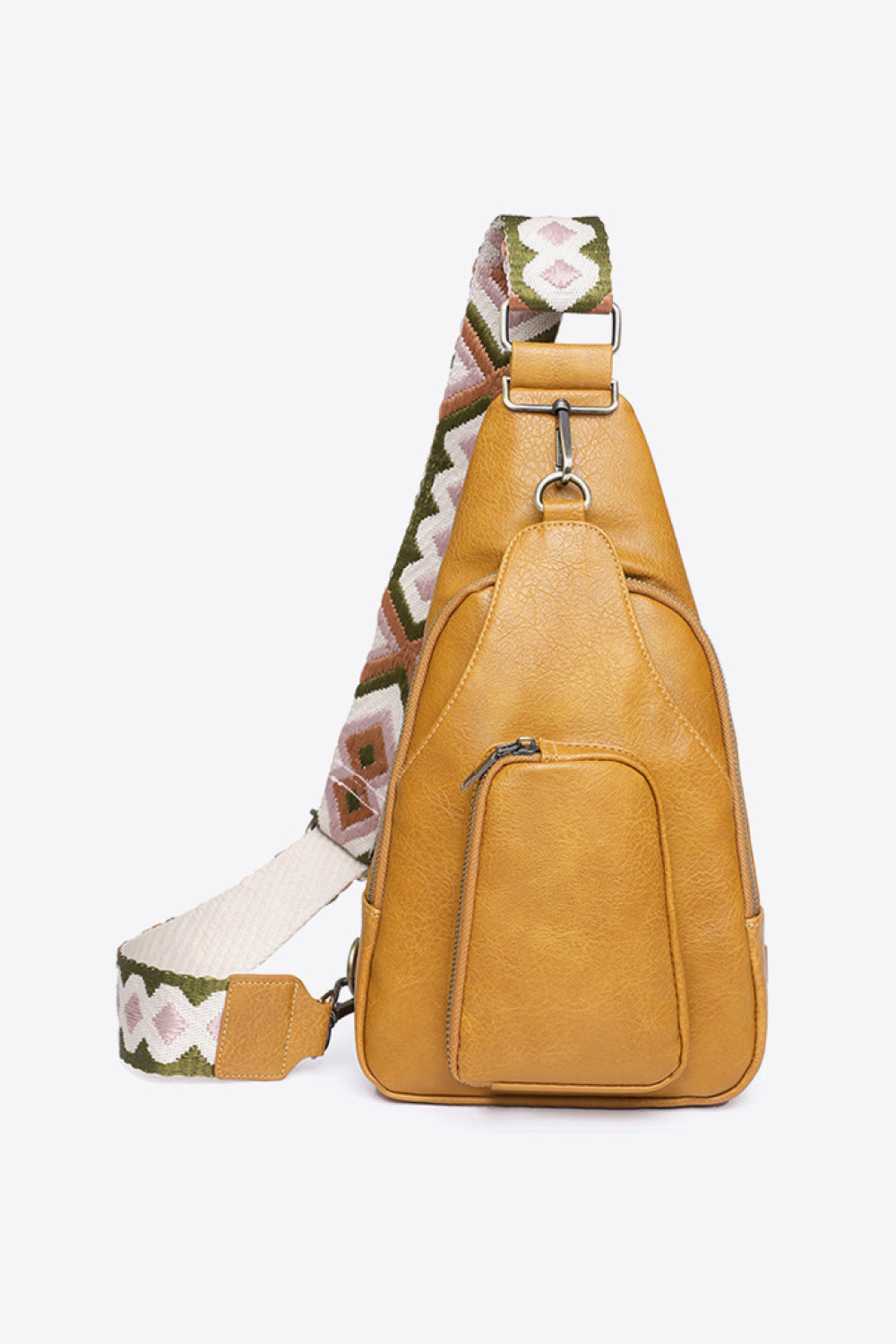 Adored Take A Trip PU Leather Sling Bag - OCEANE