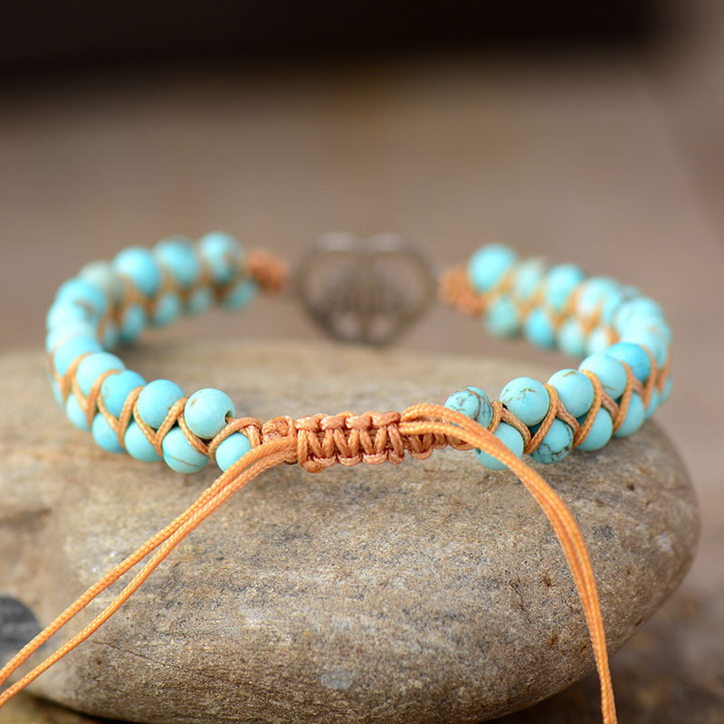 Turquoise Beaded Bracelet - OCEANE