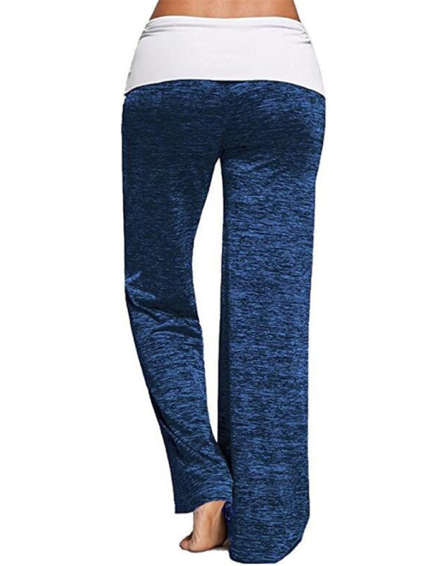 Women's Wide-leg Drawstring Yoga Pants