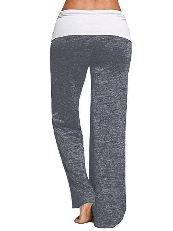 Women's Wide-leg Drawstring Yoga Pants